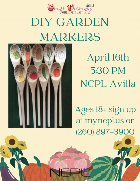 Image for event: DIY Garden Markers