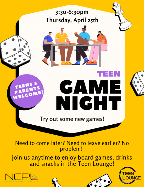 Image for event: Teen Board Game Night