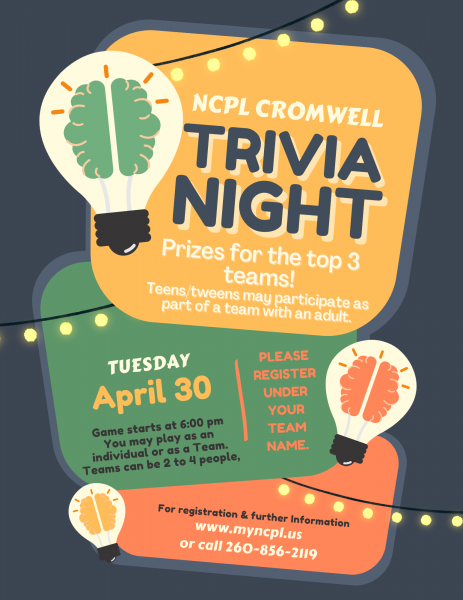 Image for event: Cromwell's Trivia Night