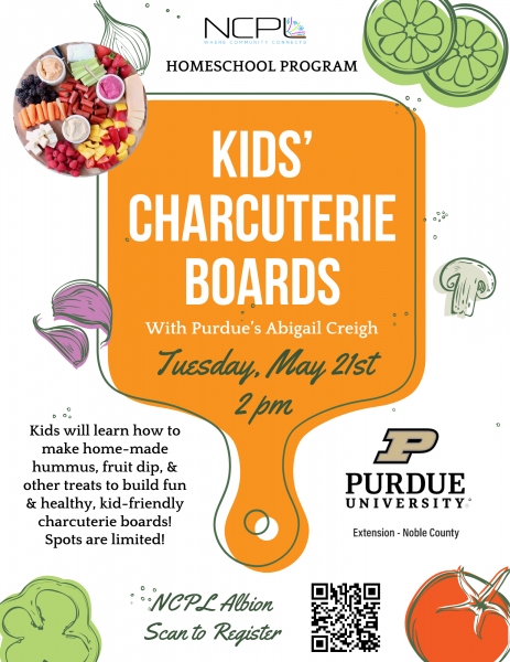 Image for event: Homeschool Program: Kids' Charcuterie Boards