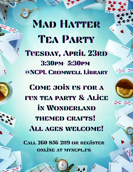 Image for event: Mad Hatter Tea party