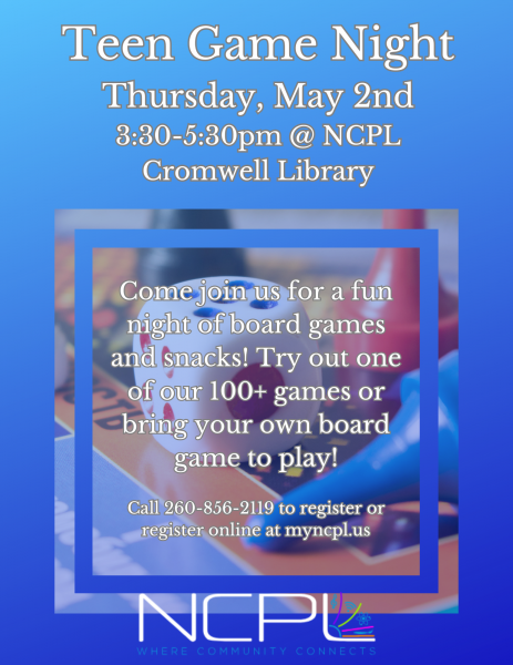 Image for event: Cromwell Teen Game Night